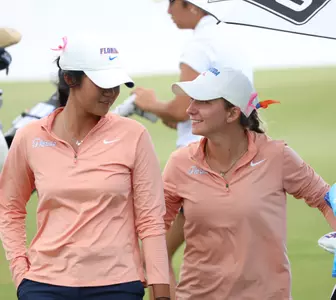 Florida Gators women's golf round two of the SEC Championship on Saturday, April 18, 2026 at the Pelican Golf Course in Gainesville, FL / UAA Communications photo by Maddie Washburn
