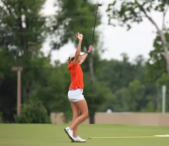 Katelyn Huber during round two of NCAA Regionals on Tuesday, May 12, 2026 at the Seminole Legacy Golf Club in Gainesville, FL / UAA Communications photo by Maddie Washburn