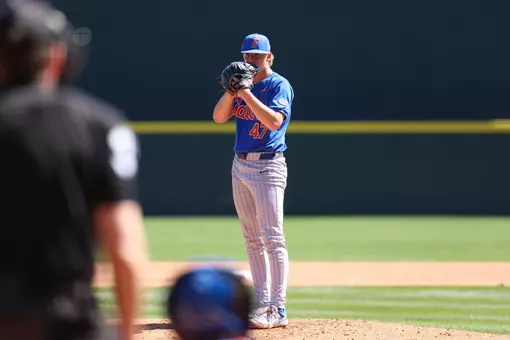 during the Gators' game against the Arkansas Razorbacks on Saturday, March 28, 2026 at Baum-Walker Stadium in Fayetteville, Ark. / UAA Communications photo by Hannah White