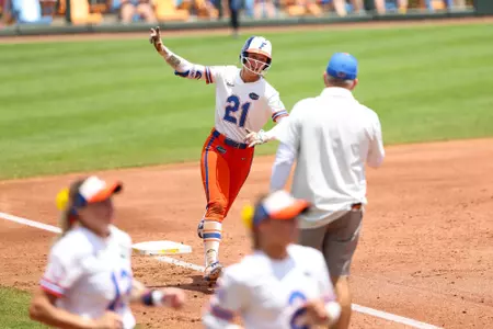Taylor Shumaker during the Gators' game against the Georgia Tech Yellow Jackets in the NCAA Regional Final on Sunday, May 17, 2026 at Katie Seashole Pressly Softball Stadium in Gainesville, FL / UAA Communications photo by Hannah White