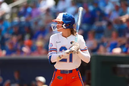 Taylor Shumaker during the Gators' game against the Georgia Tech Yellow Jackets in the NCAA Regional Final on Sunday, May 17, 2026 at Katie Seashole Pressly Softball Stadium in Gainesville, FL / UAA Communications photo by Hannah White