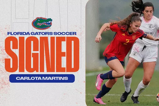 Carlota Martins signed with the Gator soccer team for the 2026 season
