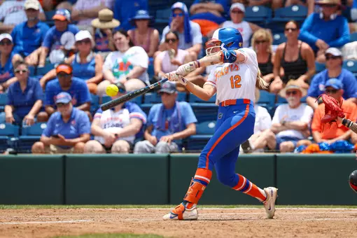 Kendall Grover during the Gators' game against the Texas Tech on Friday, May 22, 2026 at Katie Seashole Pressly Softball Stadium in Gainesville, FL / UAA Communications photo by Hannah White