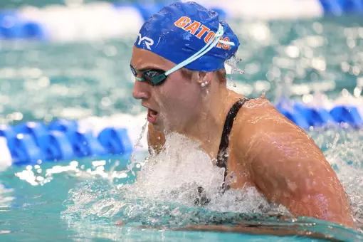 Lainy Kruger competes at the 2026 NCAA Swimming & Diving Championships