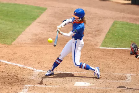 Taylor Shumaker during the Gators' game against the Texas Tech on Saturday, May 23, 2026 at Katie Seashole Pressly Softball Stadium in Gainesville, FL / UAA Communications photo by Hannah White