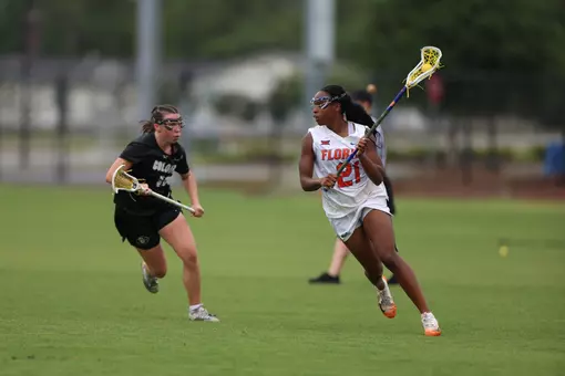 Clark Hamilton (No. 21) with the ball against Colorado