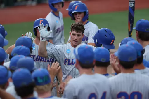 Cade Kurland during the Gators' game against the Troy Trojans in NCAA Regionals on Sunday, May 31, 2026 at Florida Ballpark in Gainesville, FL / UAA Communications photo by Hannah White