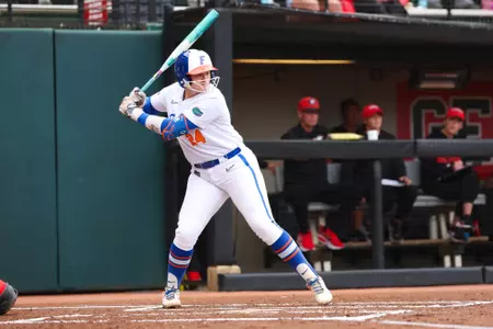 Madison Walker batting at Georgia