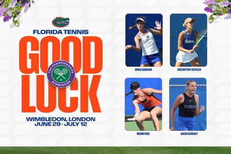 2026 Good Luck Graphic For Women's Tennis Players at Wimbeldon