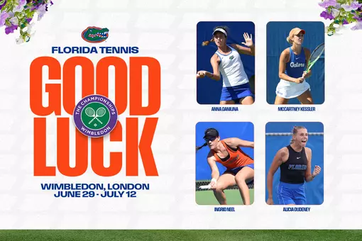 2026 Good Luck Graphic For Women's Tennis Players at Wimbeldon