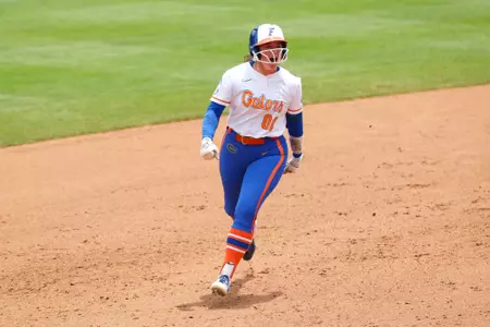 Ava Brown during the Gators' game against the Texas Tech on Friday, May 22, 2026 at Katie Seashole Pressly Softball Stadium in Gainesville, FL / UAA Communications photo by Hannah White