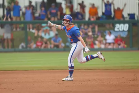 Jocelyn Erickson during the Gators' game against the Texas Tech on Saturday, May 23, 2026 at Katie Seashole Pressly Softball Stadium in Gainesville, FL / UAA Communications photo by Hannah White
