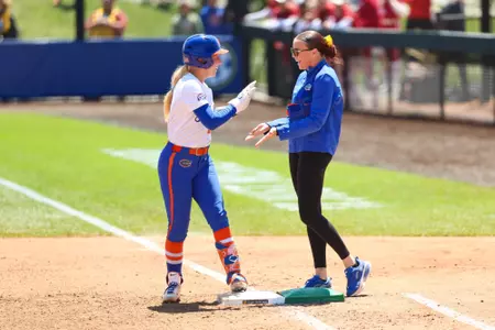 Ella Wesolowski during the Gators' game against the Auburn Tigers at the SEC Tournament on Thursday, May 7, 2026 at John Cropp Stadium in Lexington, KY / UAA Communications photo by Hannah White