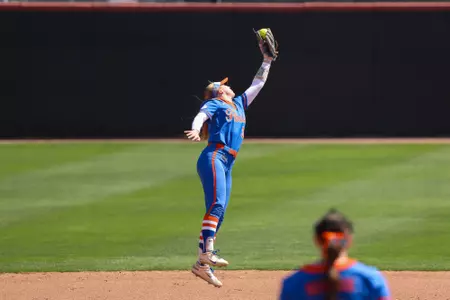 Kenleigh Cahalan during the Gators' game against South Carolina on Sunday, April 12, 2026 at Beckham Field in Columbia, SC / UAA Communications photo by Hannah White