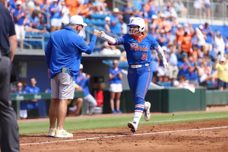 Kenleigh Cahalan during the Gators' game against the Georgia Tech Yellowjackets at NCAA Regionals on Saturday, May 16, 2026 at Katie Seashole Pressly Softball Stadium in Gainesville, FL / UAA Communications photo by Hannah White