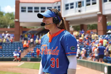 Kenleigh Cahalan during the Gators' game against the Georgia Tech Yellowjackets at NCAA Regionals on Saturday, May 16, 2026 at Katie Seashole Pressly Softball Stadium in Gainesville, FL / UAA Communications photo by Hannah White