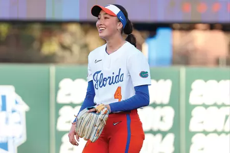 Kalie Matsuno during the Gators' game against the Georgia Tech Yellowjackets at NCAA Regionals on Saturday, May 16, 2026 at Katie Seashole Pressly Softball Stadium in Gainesville, FL / UAA Communications photo by Hannah White