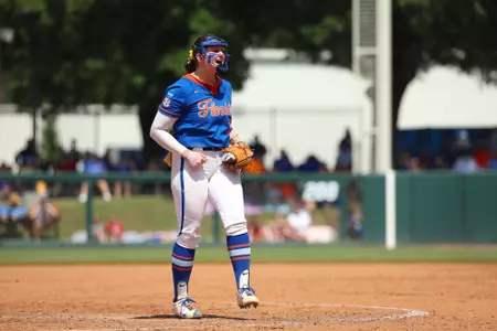 Keagan Rothrock during the Gators' game against the Texas Tech on Saturday, May 23, 2026 at Katie Seashole Pressly Softball Stadium in Gainesville, FL / UAA Communications photo by Hannah White