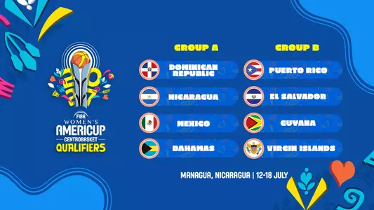 FIBA Women's AmeriCup Centrobasket Qualifier Group Graphic