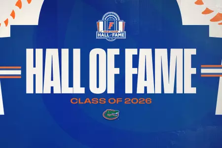 2026 Florida Athletics Hall of Fame graphic