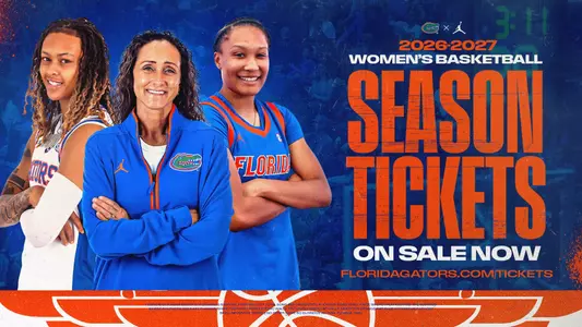 "2026-27 Season Tickets On Sale Now" Graphic for Women's Basketball