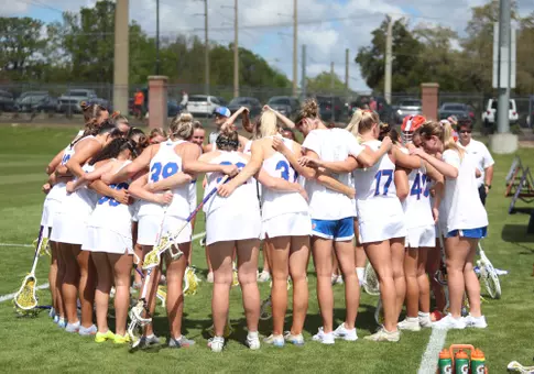 Lacrosse Team Huddle