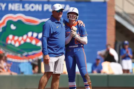Tim Walton during the Gators' game against the Georgia Tech Yellowjackets at NCAA Regionals at Katie Seashole Pressly Softball Stadium in Gainesville, FL / UAA Communications photo by Hannah White
