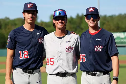 Jackson Barberi, Aidan King, Joshua Whritenour (USA Baseball)