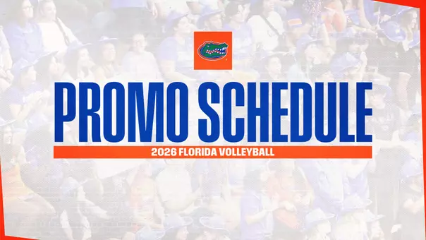 Volleyball promotional schedule graphic