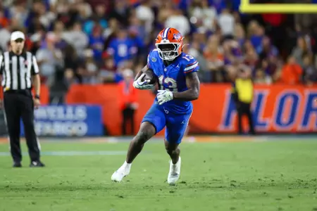 Jadan Baugh with the ball against FSU