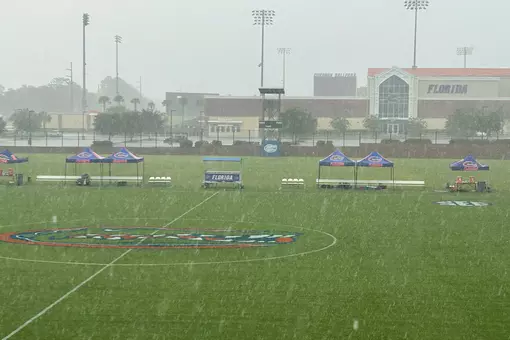 Donald R. Dizney Stadium in weather delay 260805