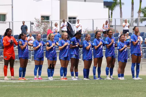 Florida soccer starters during national anthem - 260830