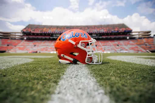 Gators helmet at Auburn