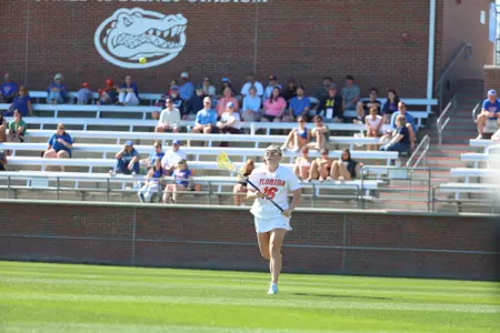 Frannie Hahn with the ball