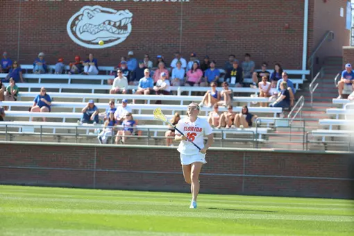 Frannie Hahn with the ball