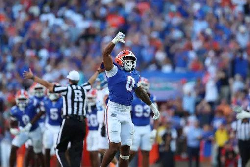 Jayden Woods Celebrates after a stop