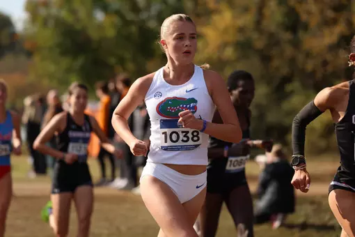 Isobelle Jones Running During Meet