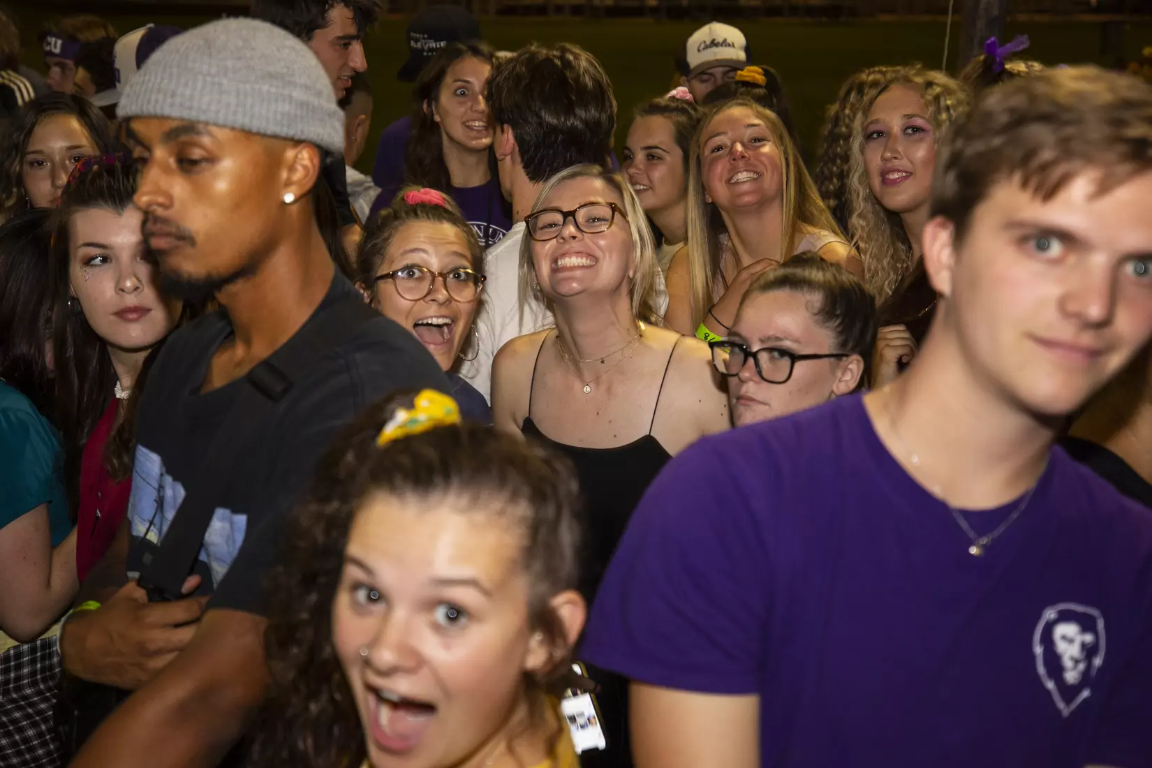 PHOENIX, AZ - October 1: The GCU Havocs pack GCU Arena for the unofficial tip-off to basketball season at 2021 Midnight Madness.