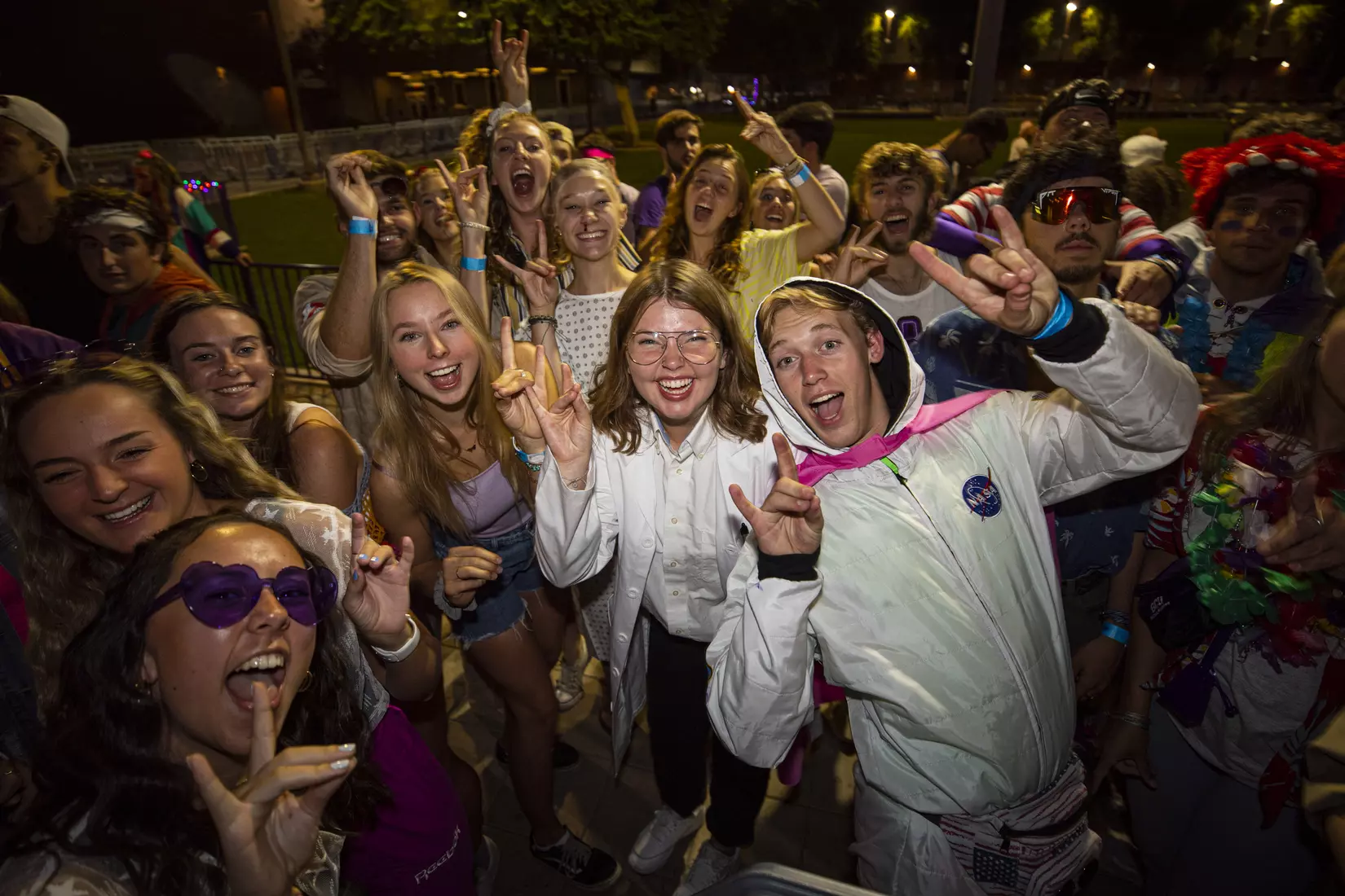 PHOENIX, AZ - October 1: The GCU Havocs pack GCU Arena for the unofficial tip-off to basketball season at 2021 Midnight Madness.