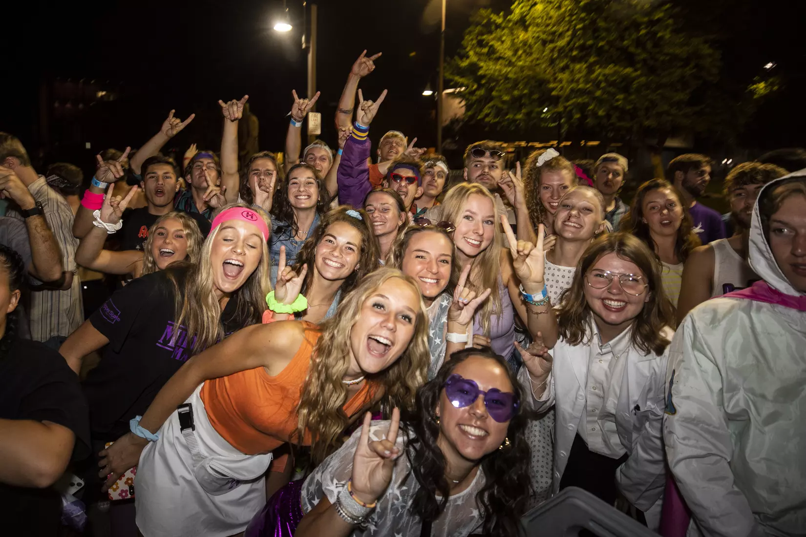 PHOENIX, AZ - October 1: The GCU Havocs pack GCU Arena for the unofficial tip-off to basketball season at 2021 Midnight Madness.