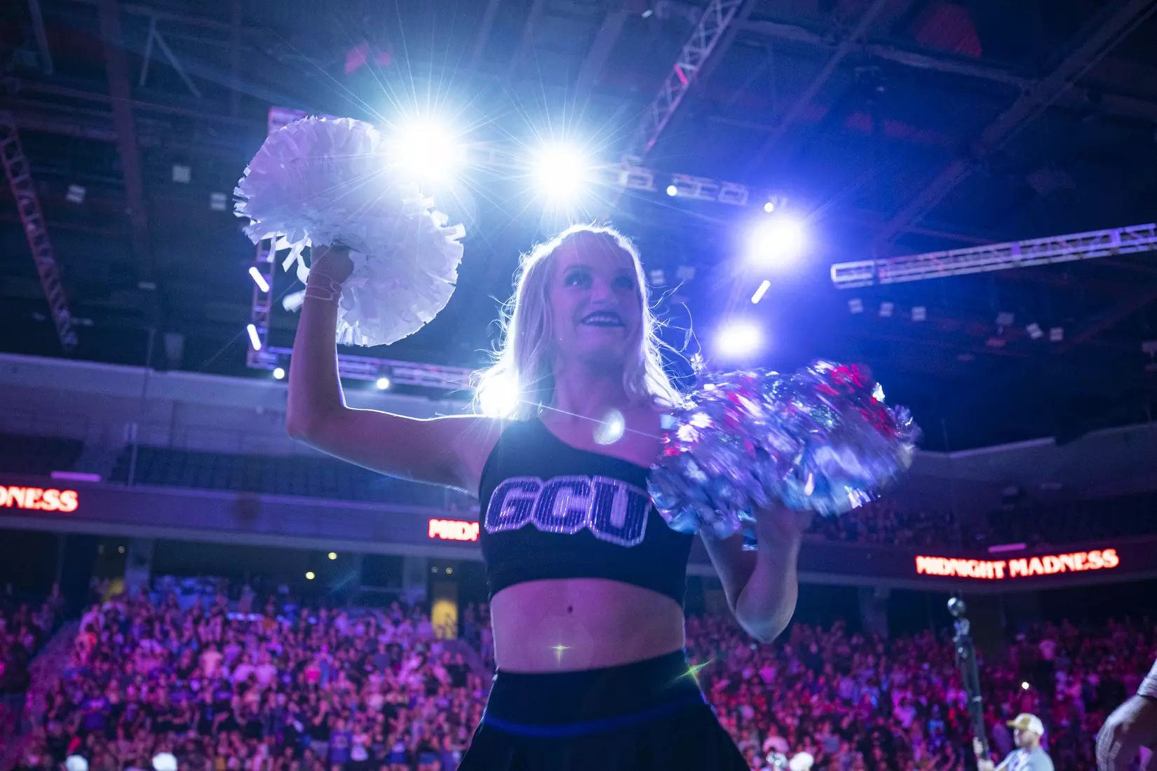 PHOENIX, AZ - October 1: The GCU Havocs pack GCU Arena for the unofficial tip-off to basketball season at 2021 Midnight Madness.