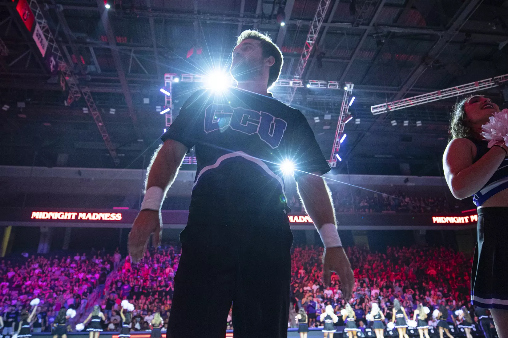 PHOENIX, AZ - October 1: The GCU Havocs pack GCU Arena for the unofficial tip-off to basketball season at 2021 Midnight Madness.