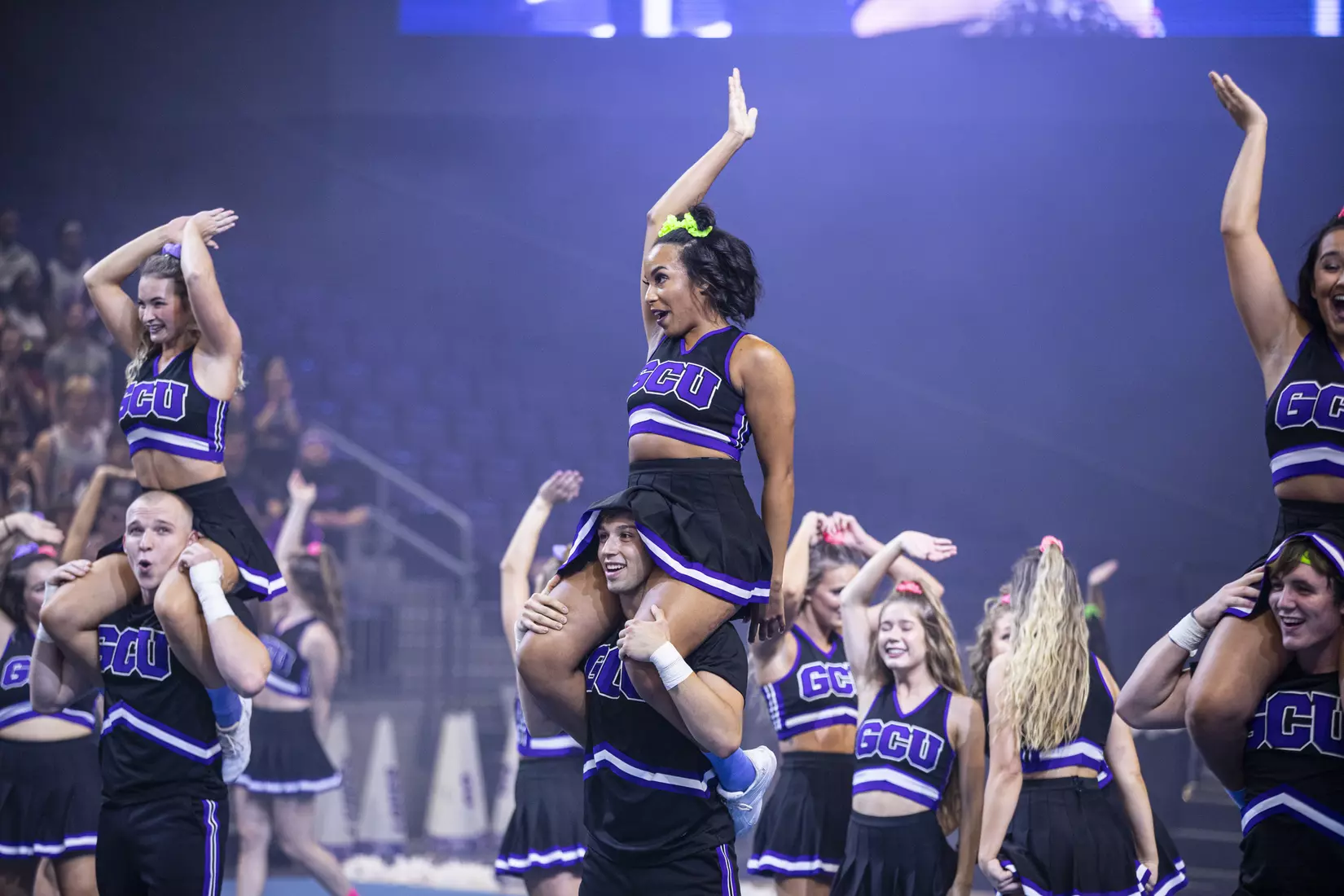 PHOENIX, AZ - October 1: The GCU Havocs pack GCU Arena for the unofficial tip-off to basketball season at 2021 Midnight Madness.