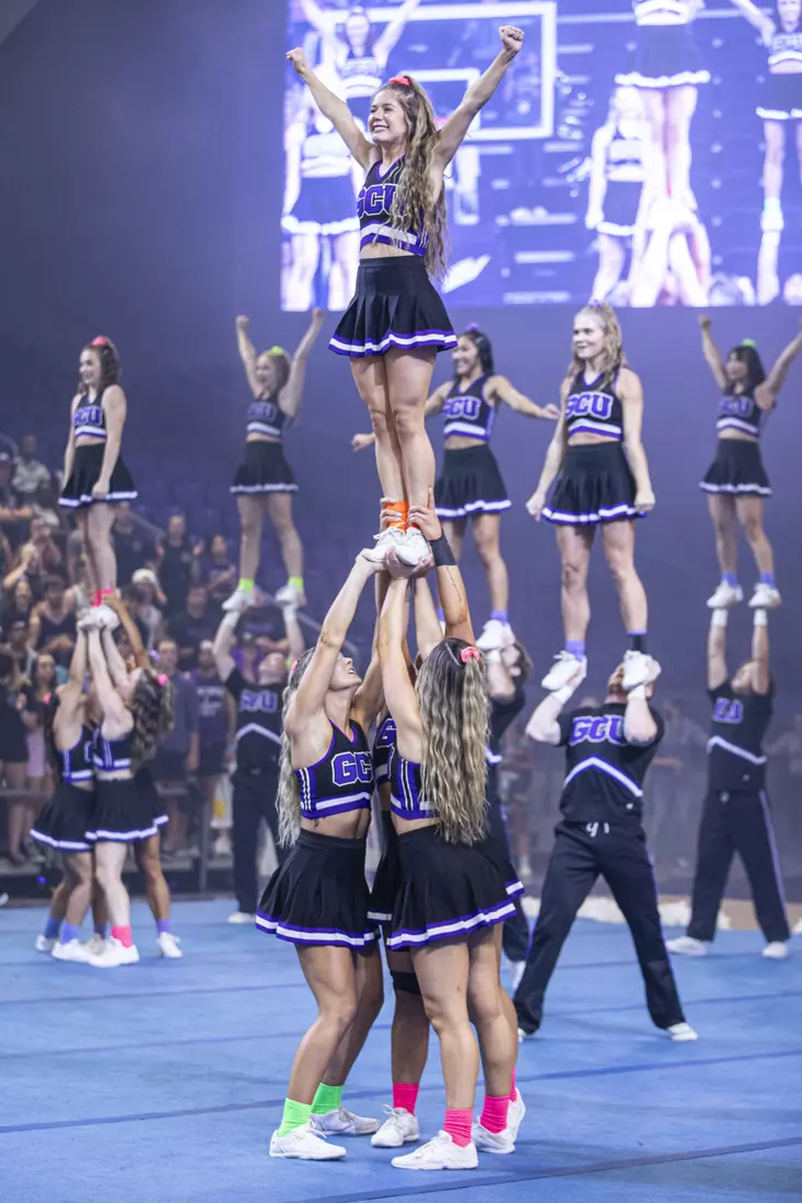 PHOENIX, AZ - October 1: The GCU Havocs pack GCU Arena for the unofficial tip-off to basketball season at 2021 Midnight Madness.