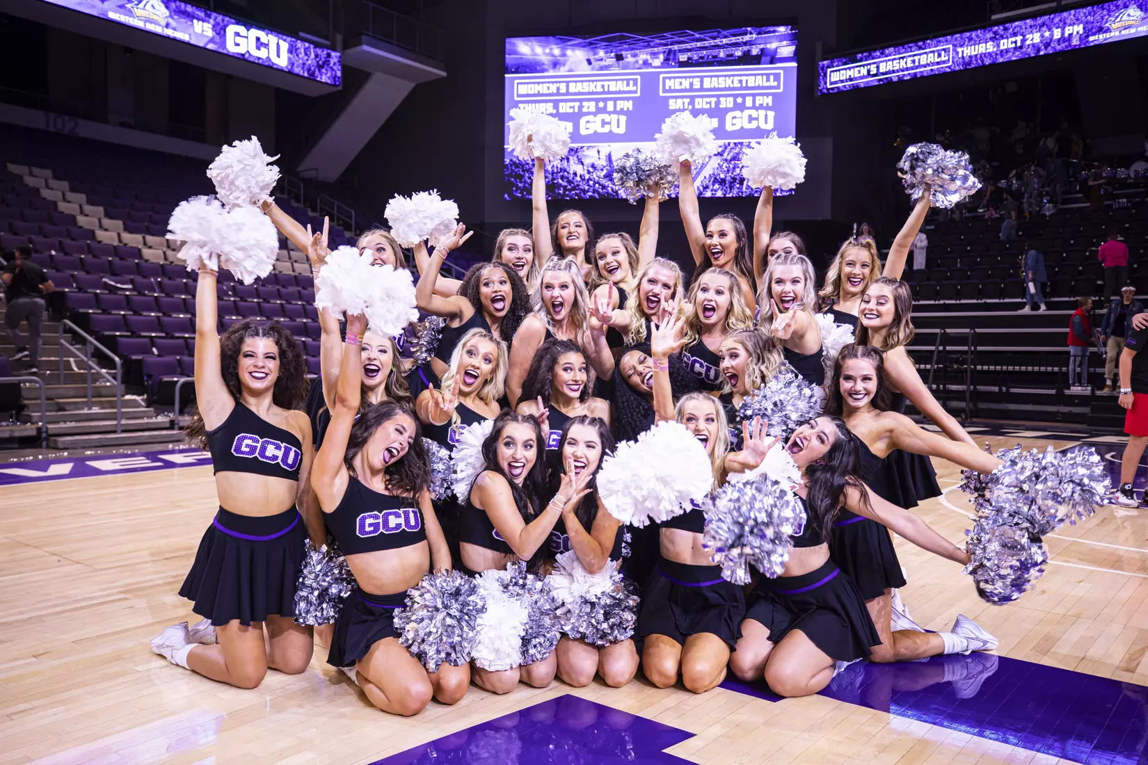 PHOENIX, AZ - October 1: The GCU Havocs pack GCU Arena for the unofficial tip-off to basketball season at 2021 Midnight Madness.