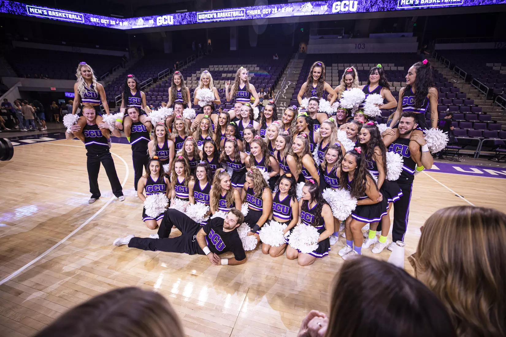 PHOENIX, AZ - October 1: The GCU Havocs pack GCU Arena for the unofficial tip-off to basketball season at 2021 Midnight Madness.