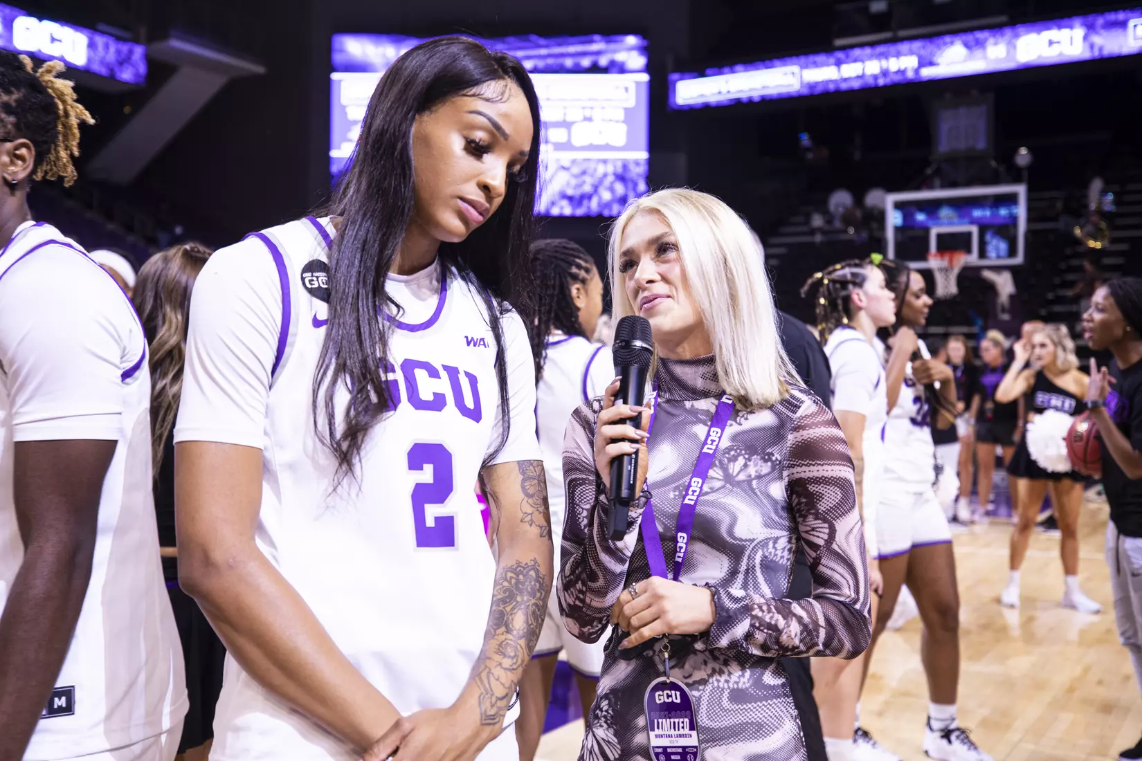 PHOENIX, AZ - October 1: The GCU Havocs pack GCU Arena for the unofficial tip-off to basketball season at 2021 Midnight Madness.