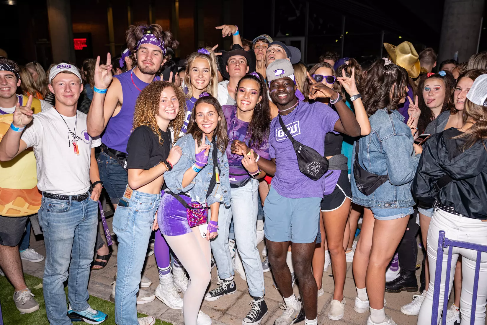 PHOENIX, AZ - October 1: The GCU Havocs pack GCU Arena for the unofficial tip-off to basketball season at 2021 Midnight Madness.