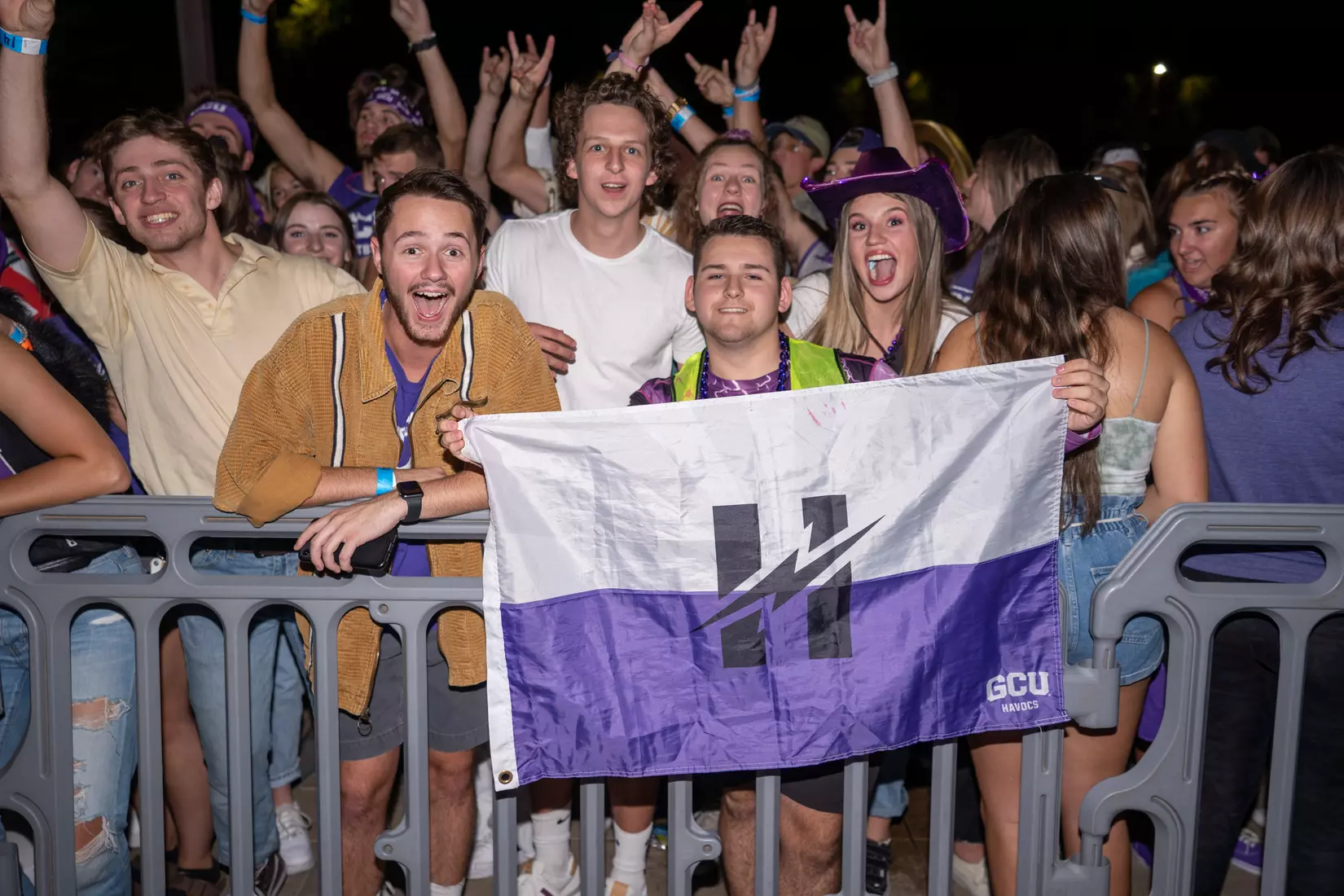 PHOENIX, AZ - October 1: The GCU Havocs pack GCU Arena for the unofficial tip-off to basketball season at 2021 Midnight Madness.