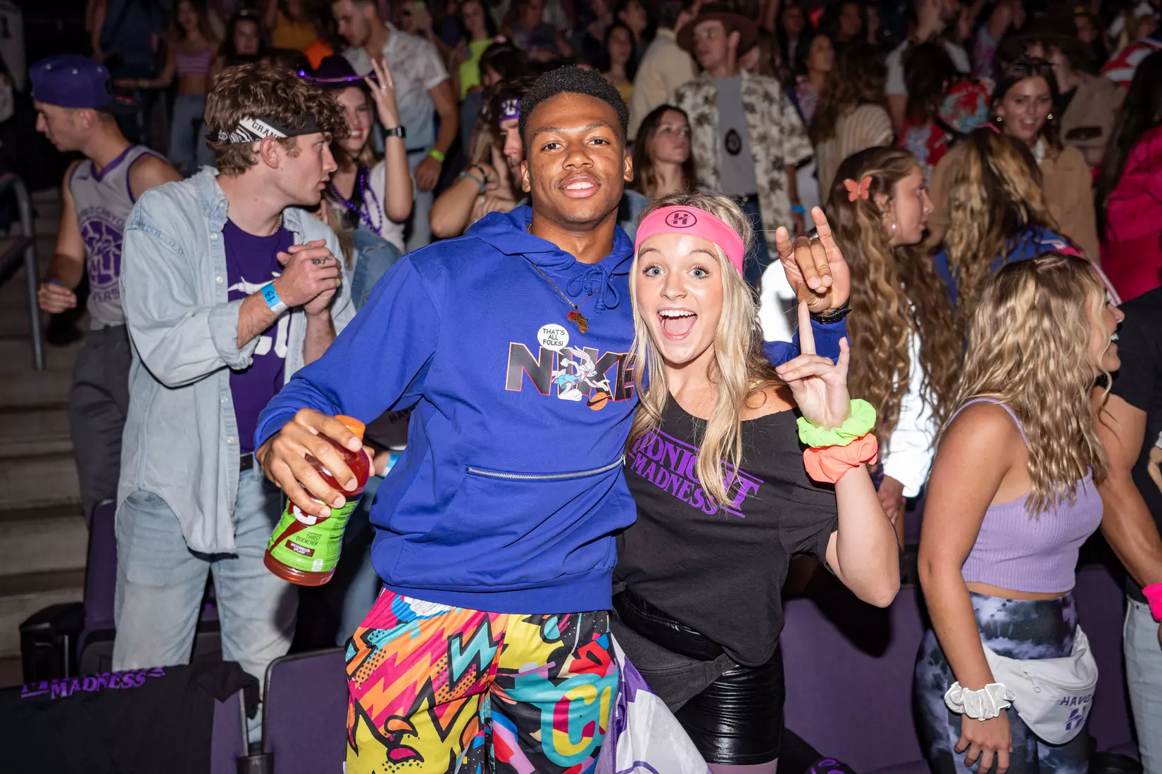 PHOENIX, AZ - October 1: The GCU Havocs pack GCU Arena for the unofficial tip-off to basketball season at 2021 Midnight Madness.